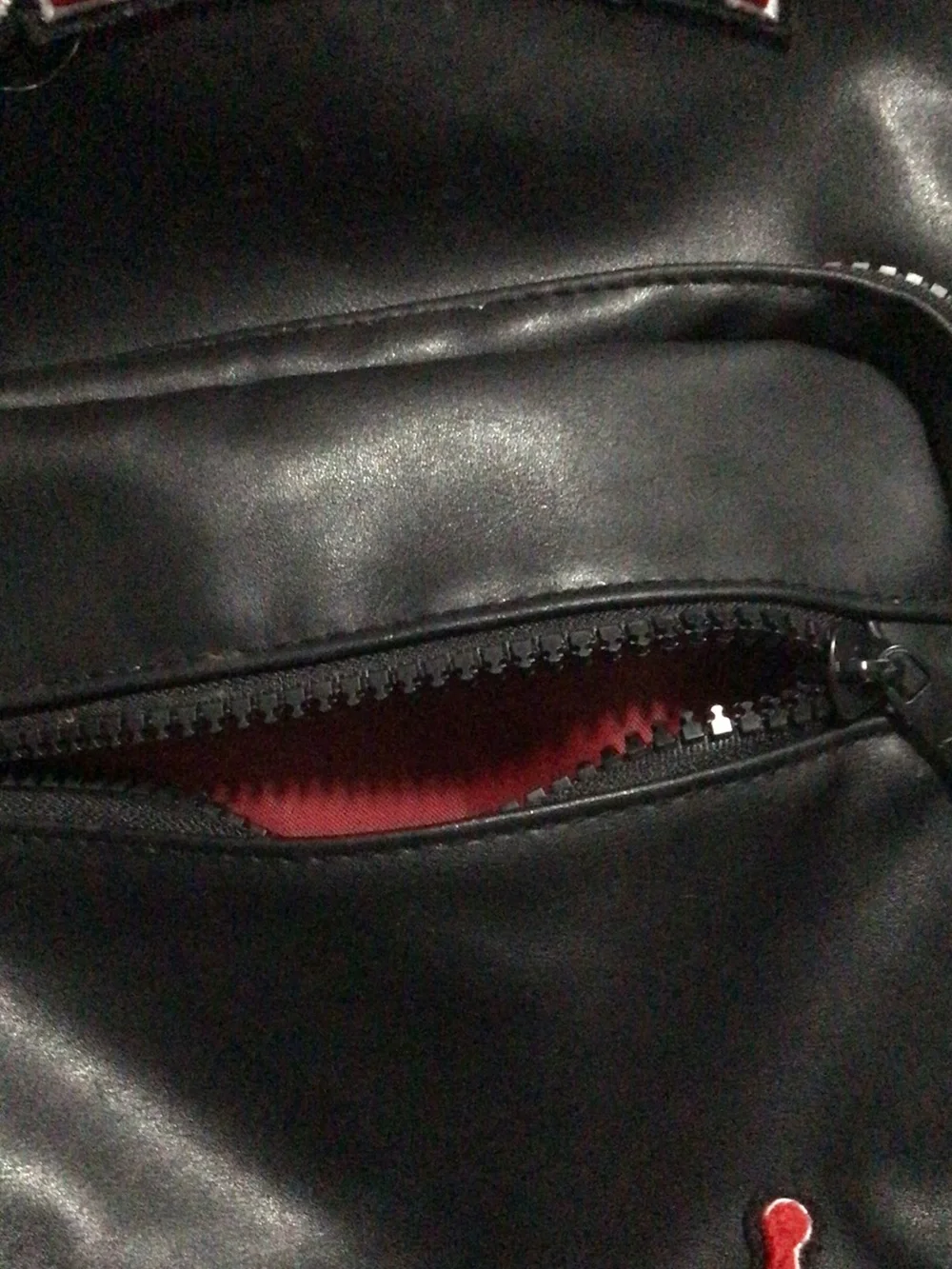 Jordan Black and Red Logo Backpack